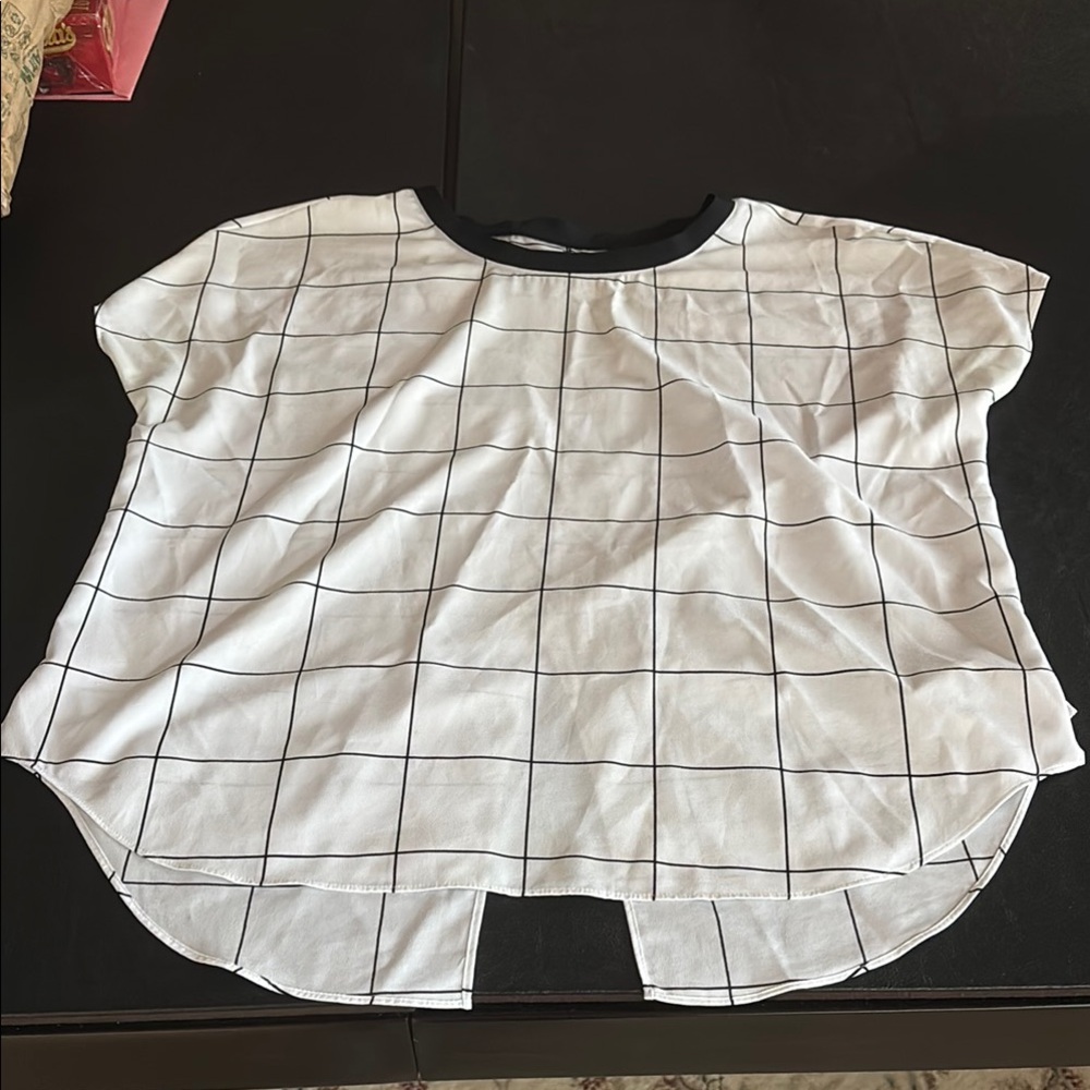 Trouve White Dolman Sleeve Boxy Blouse